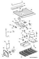 Section Diagram and Parts List for CTX16CYSCLAD  Hotpoint Refrigerator