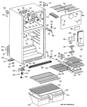 Part Location Diagram of WR38X2015 GE HANDLE MT. PAN