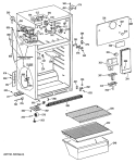 Section Diagram and Parts List for CTX14CISDRAD  Hotpoint Refrigerator