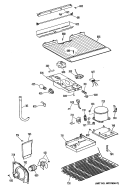 Section Diagram and Parts List for CTX14EYSDRAD  Hotpoint Refrigerator