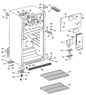 Part Location Diagram of WR71X2420 GE SHELF Assembly STATIONARY