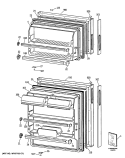 Section Diagram and Parts List for CTX16BYSFRAD  Hotpoint Refrigerator
