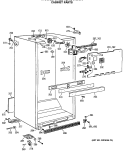 CABINET PARTS Diagram and Parts List for CTE21GASTRWH  Hotpoint Refrigerator