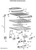Part Location Diagram of WR17X2243 GE TROUGH DRAIN