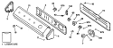 Section Diagram and Parts List for DLB3400SBLWH  Hotpoint Dryer