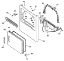 Section Diagram and Parts List for DLB3400SBLWH  Hotpoint Dryer