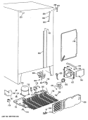 Section Diagram and Parts List for CSX22KWSMWH  Hotpoint Refrigerator