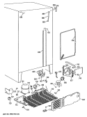 Section Diagram and Parts List for CSX20KWTAAD  Hotpoint Refrigerator