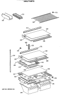Part Location Diagram of WR17X3244 GE TRIM FRAME VP