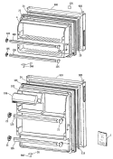 Section Diagram and Parts List for CTE16CYTBRWH  Hotpoint Refrigerator