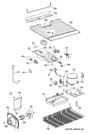 Section Diagram and Parts List for CTX16CYTBLWH  Hotpoint Refrigerator