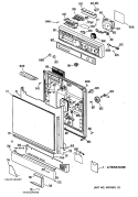 Section Diagram and Parts List for HDA900X-66BA  Hotpoint Dishwasher