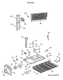 UNIT PARTS Diagram and Parts List for CTH21GATNRWH  Hotpoint Refrigerator