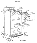 Part Location Diagram of WR17X3700 GE GUARD Assembly ALMOND