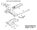 GAS VALVE & BURNER ASM. Diagram and Parts List for DLL3980SBM  Hotpoint Dryer