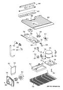 Section Diagram and Parts List for CTX14CIXKLAD  Hotpoint Refrigerator