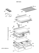 Part Location Diagram of WR32X1355 GE PAN MEAT