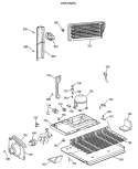 UNIT PARTS Diagram and Parts List for CTT21GAXBRAA  Hotpoint Refrigerator
