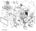 Section Diagram and Parts List for LEM045J01  General Electric Microwave