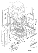 Part Location Diagram of WB38X115 GE DISCONTINUED