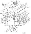 Section Diagram and Parts List for L3B360GL0BG  General Electric Range