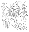 Part Location Diagram of WB34M44 GE DISCONTINUED
