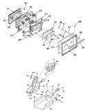 Section Diagram and Parts List for L3S340GL0  General Electric Range