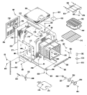 Part Location Diagram of WB38M8 GE DISCONTINUED