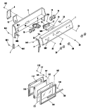 Section Diagram and Parts List for L3B130GL1  General Electric Range
