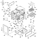 Section Diagram and Parts List for L3B130GL2  General Electric Range