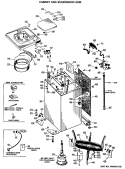Part Location Diagram of WH44X1143 GE COVER Assembly  HA