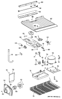 Section Diagram and Parts List for MTXY14EPKRHA  General Electric Refrigerator