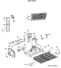 UNIT PARTS Diagram and Parts List for MTX18EASERAD  General Electric Refrigerator