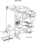 Part Location Diagram of WR17X3413 GE COVER EVAP