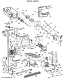Part Location Diagram of WR17X3459 GE COVER EVAP