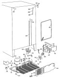 Section Diagram and Parts List for MSX27DRSMWH  General Electric Refrigerator