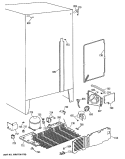 Section Diagram and Parts List for MRSC20BASMAD  General Electric Refrigerator