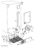 Section Diagram and Parts List for MRSC22BRSMAD  General Electric Refrigerator