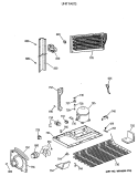 UNIT PARTS Diagram and Parts List for MTX21BAXBRAD  General Electric Refrigerator