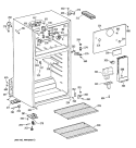 Section Diagram and Parts List for MTX14LYXKRWH  General Electric Refrigerator