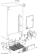 UNIT PARTS Diagram and Parts List for MRSC20BAXAAD  General Electric Refrigerator