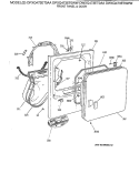 FRONT PANEL & DOOR Diagram and Parts List for DPXQ473ET0AA  General Electric Dryer