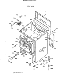 BODY PARTS Diagram and Parts List for JBP21SV1  General Electric Range