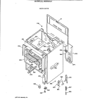 BODY PARTS Diagram and Parts List for JBS03GV2  General Electric Range