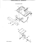 GAS & BURNER PARTS Diagram and Parts List for JGBS04EV3AD  General Electric Range
