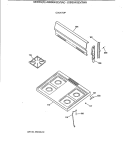 COOKTOP Diagram and Parts List for JGBS04GEV3AD  General Electric Range