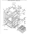 BODY PARTS Diagram and Parts List for JGBS04GEV3AD  General Electric Range