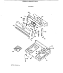 COOKTOP Diagram and Parts List for JGBS21EV4WH  General Electric Range