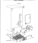 UNIT PARTS Diagram and Parts List for TFZ24PAXBWW  General Electric Refrigerator