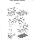 UNIT PARTS Diagram and Parts List for TBG16SAZBRWH  General Electric Refrigerator